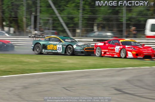 2007-06-24 Monza 226 FIA GT3 European Championship - Aston Martin DBRS9